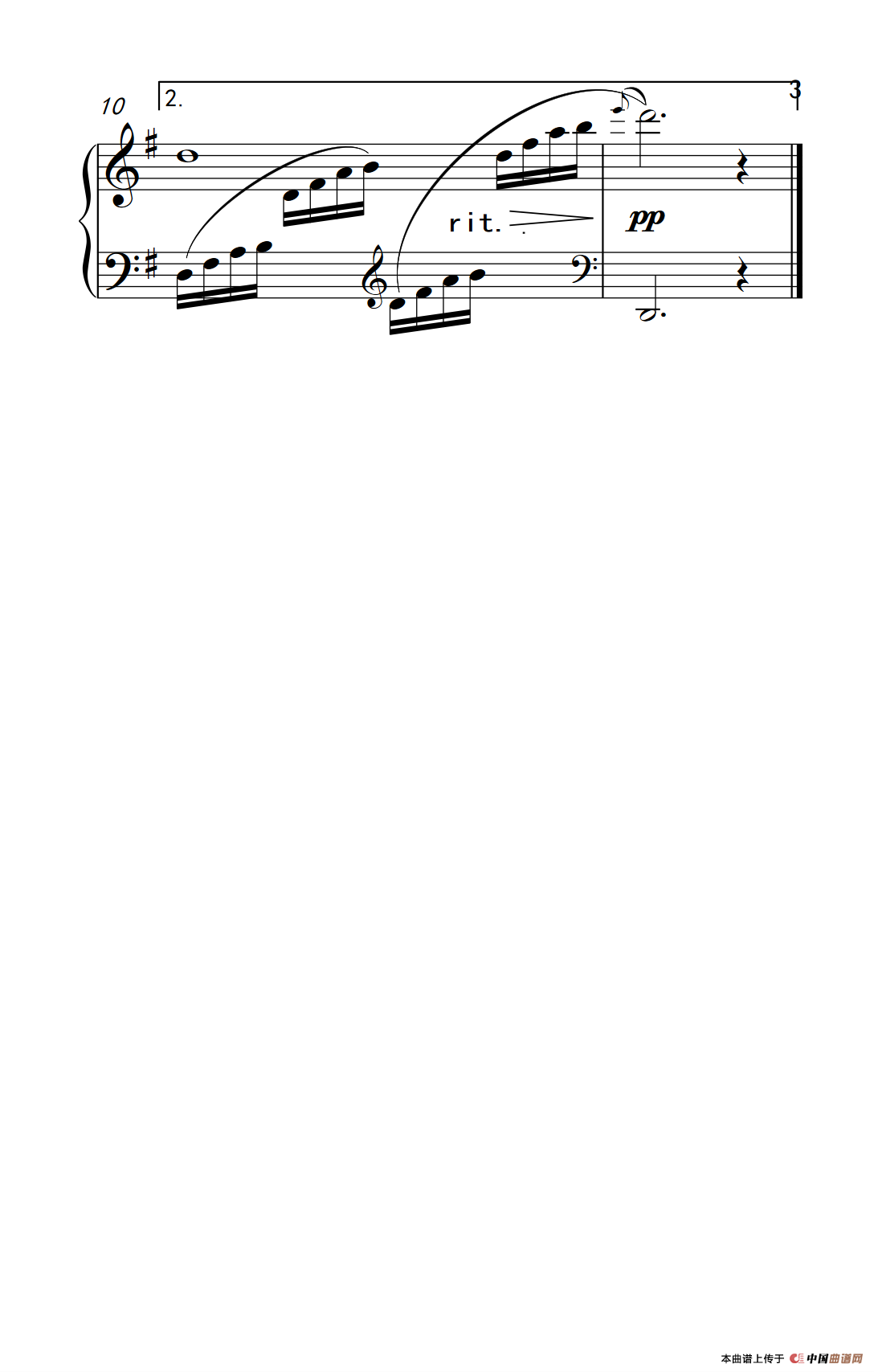 《《梁祝》主题曲》钢琴曲谱图分享
