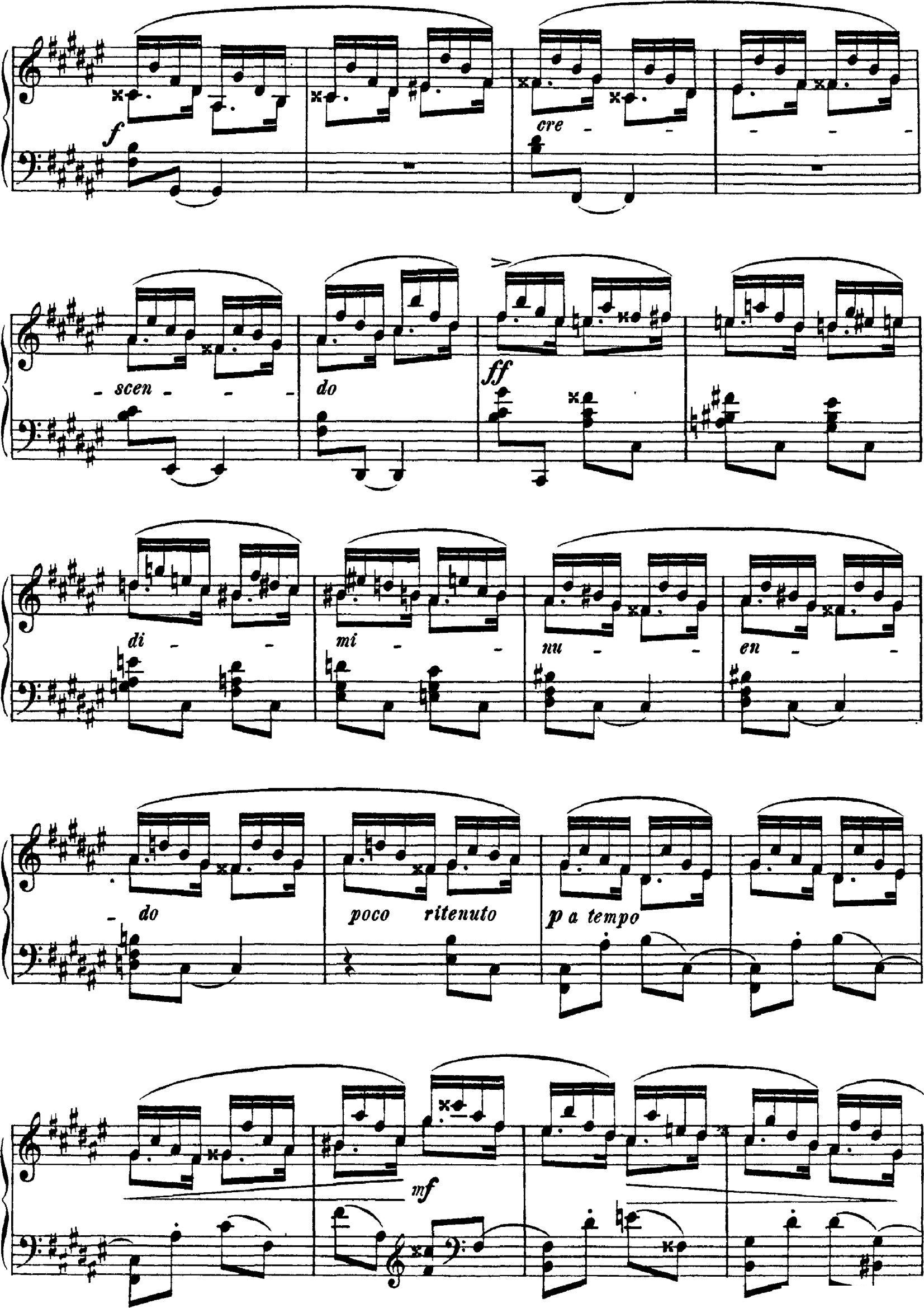 Quatre Etudes Op.41 Op.2（4首练习曲·2）钢琴谱图3