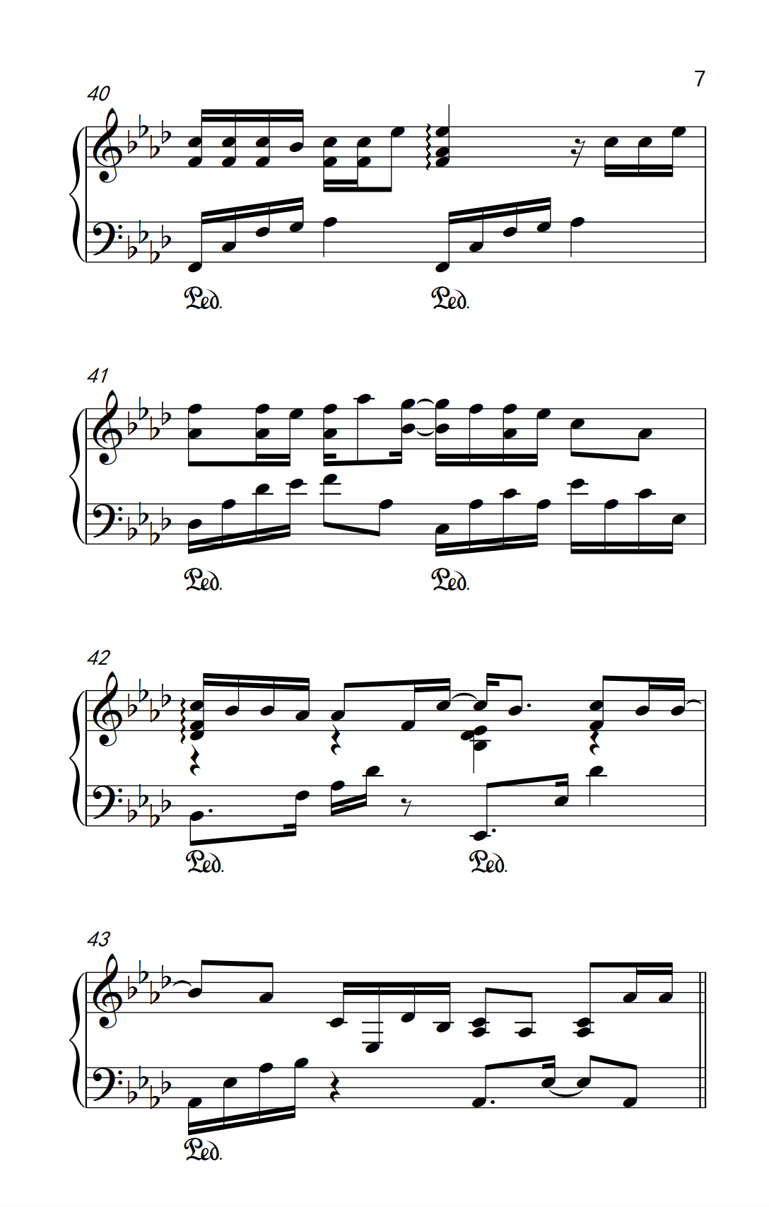 有个爱你的人不容易-完整版双手简谱预览1-钢琴谱文件（五线谱、双手简谱、数字谱、Midi、PDF）免费下载