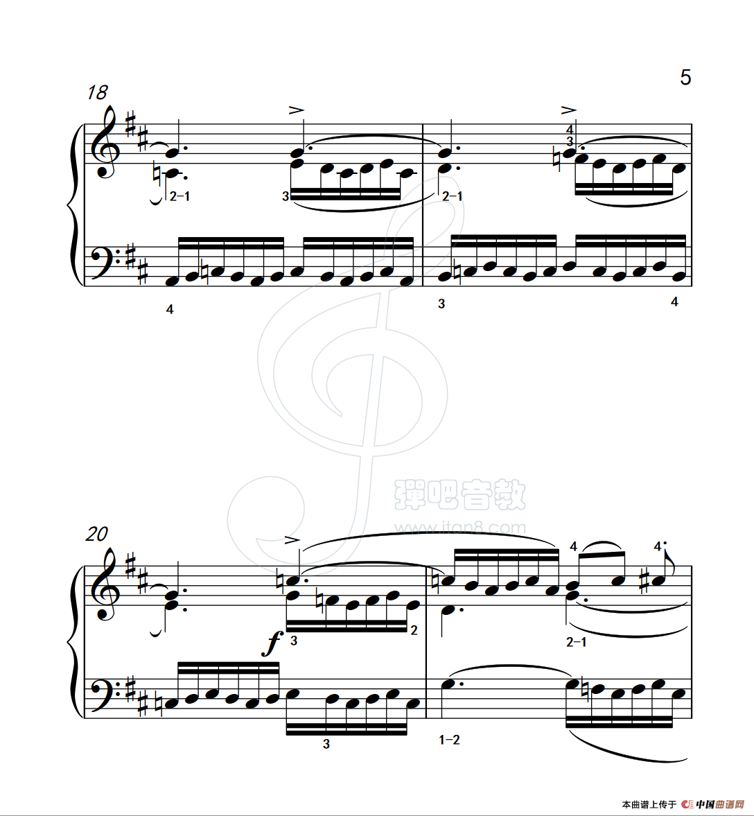 《练习曲 16》钢琴曲谱图分享