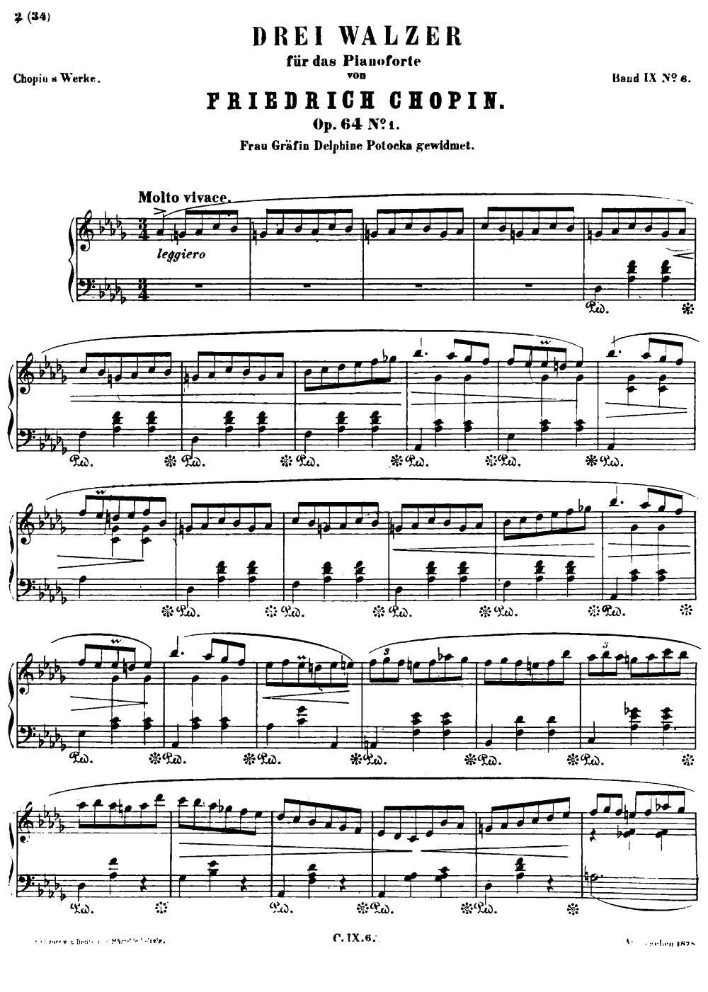 《DREI WALZER》钢琴曲谱图分享