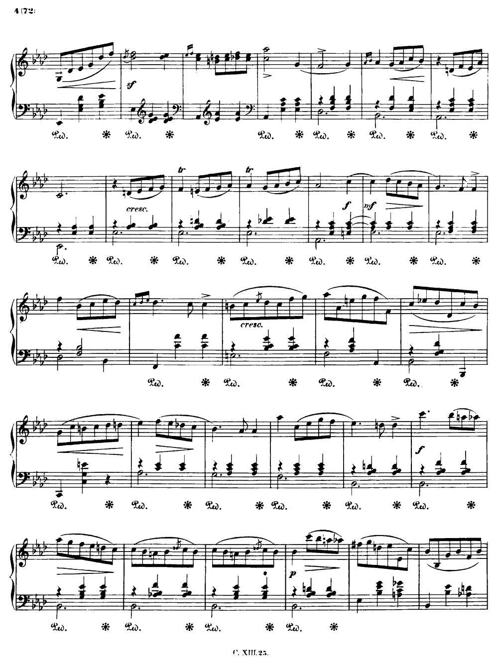 《F小调圆舞曲Op.70-2》钢琴曲谱图分享