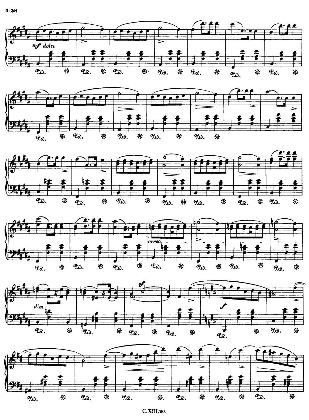 《b小调圆舞曲Op.69-2》钢琴曲谱图分享