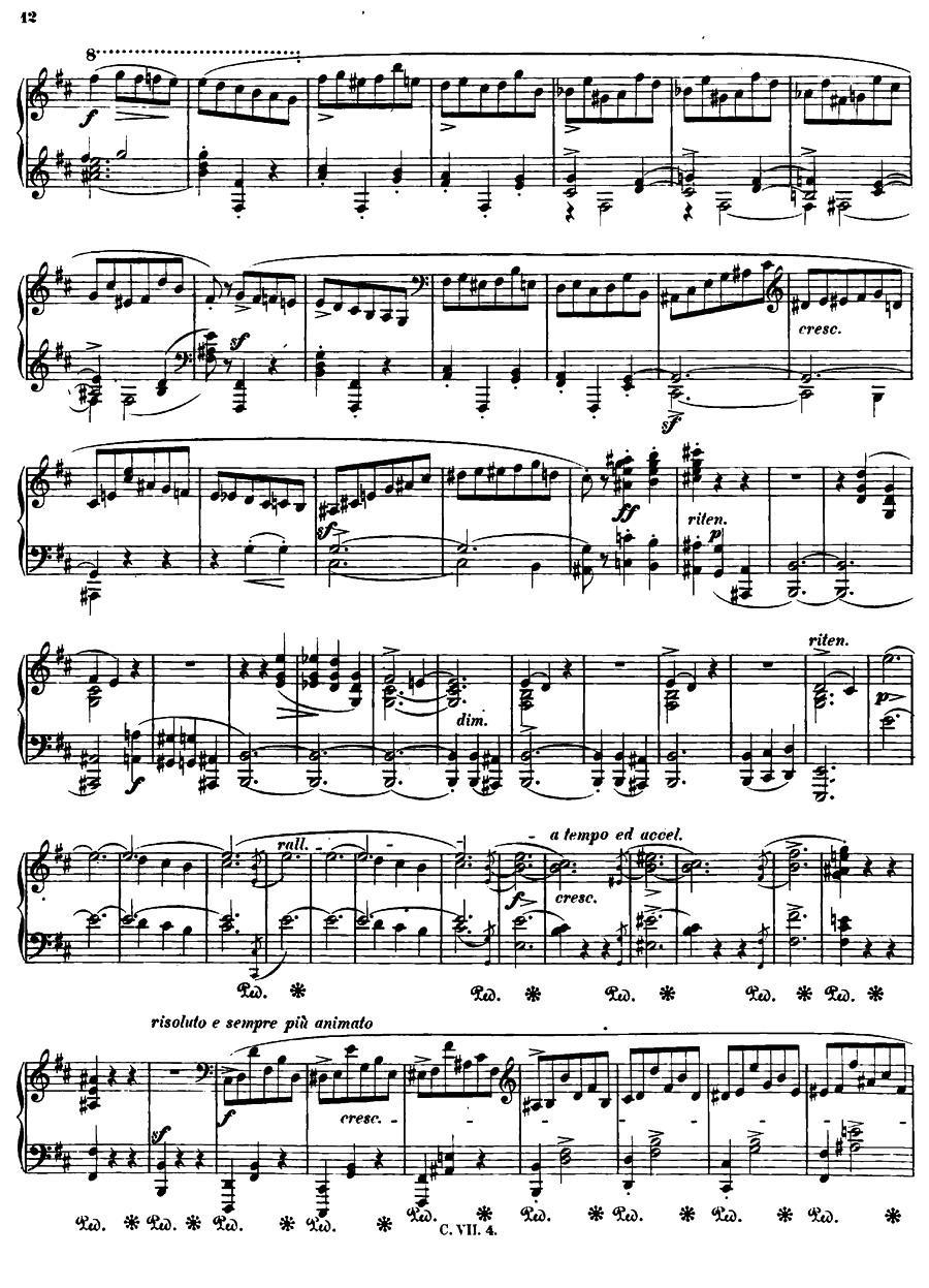 《b小调钢琴谐谑曲Op.20》钢琴曲谱图分享