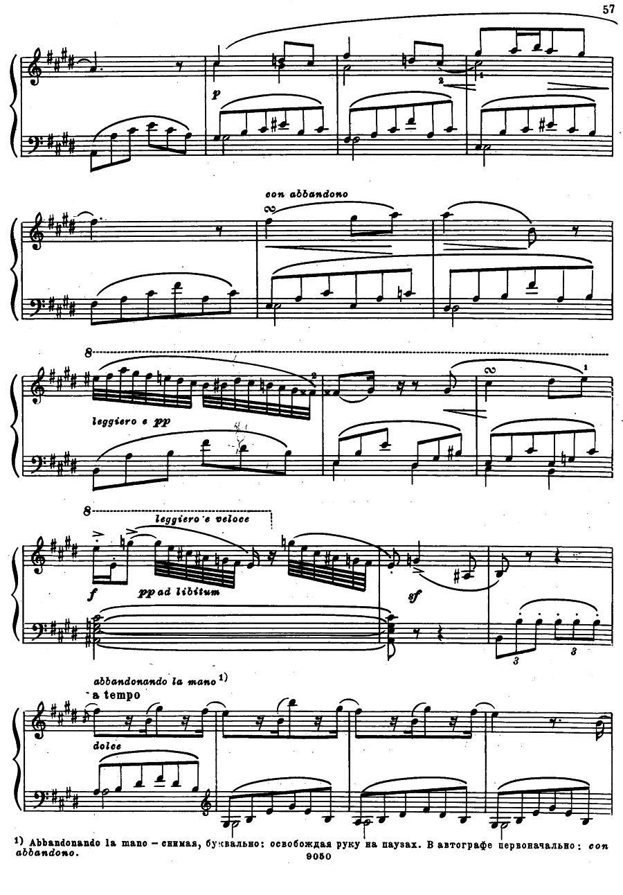 《《夜莺》主题变奏曲》钢琴曲谱图分享