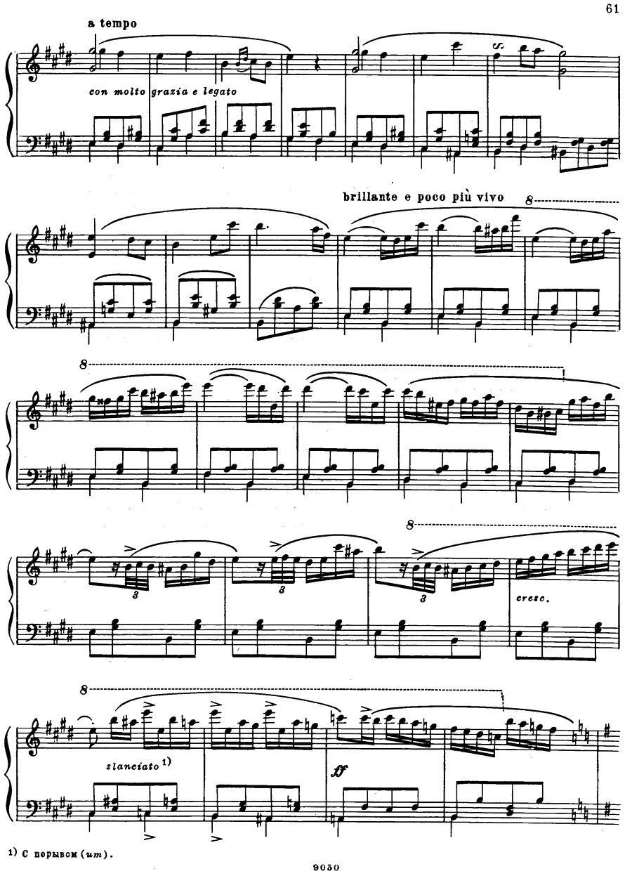 《《夜莺》主题变奏曲》钢琴曲谱图分享