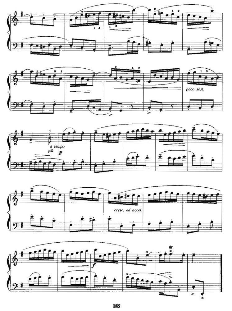 第一帕斯皮耶手风琴谱（线简谱对照、带指法版）