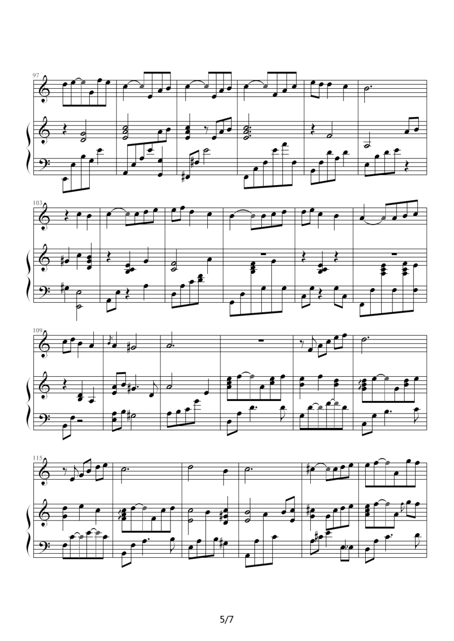 《waltz》钢琴曲谱图分享
