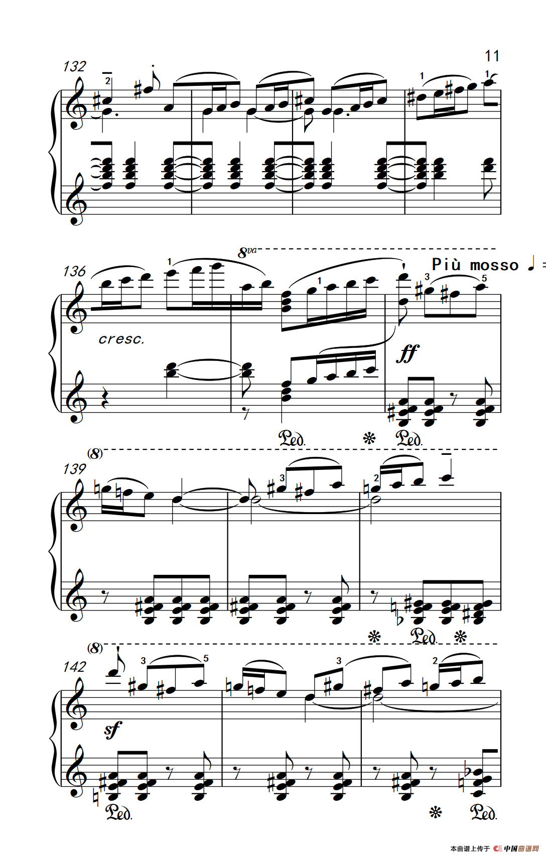 《固定低音》钢琴曲谱图分享