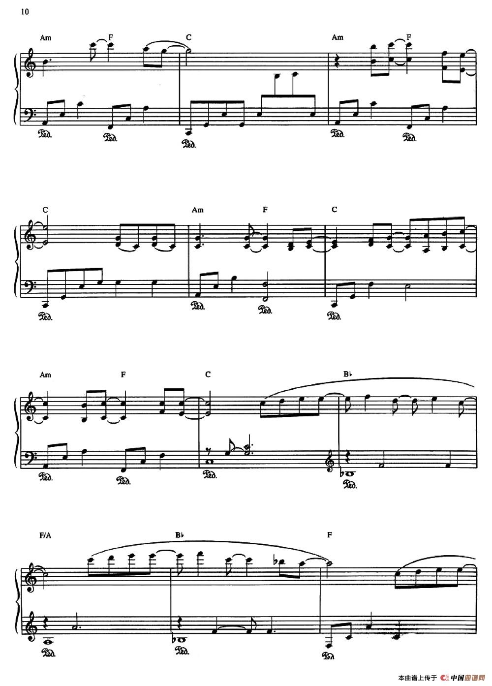 《ROCKET TO THE MOON》钢琴曲谱图分享