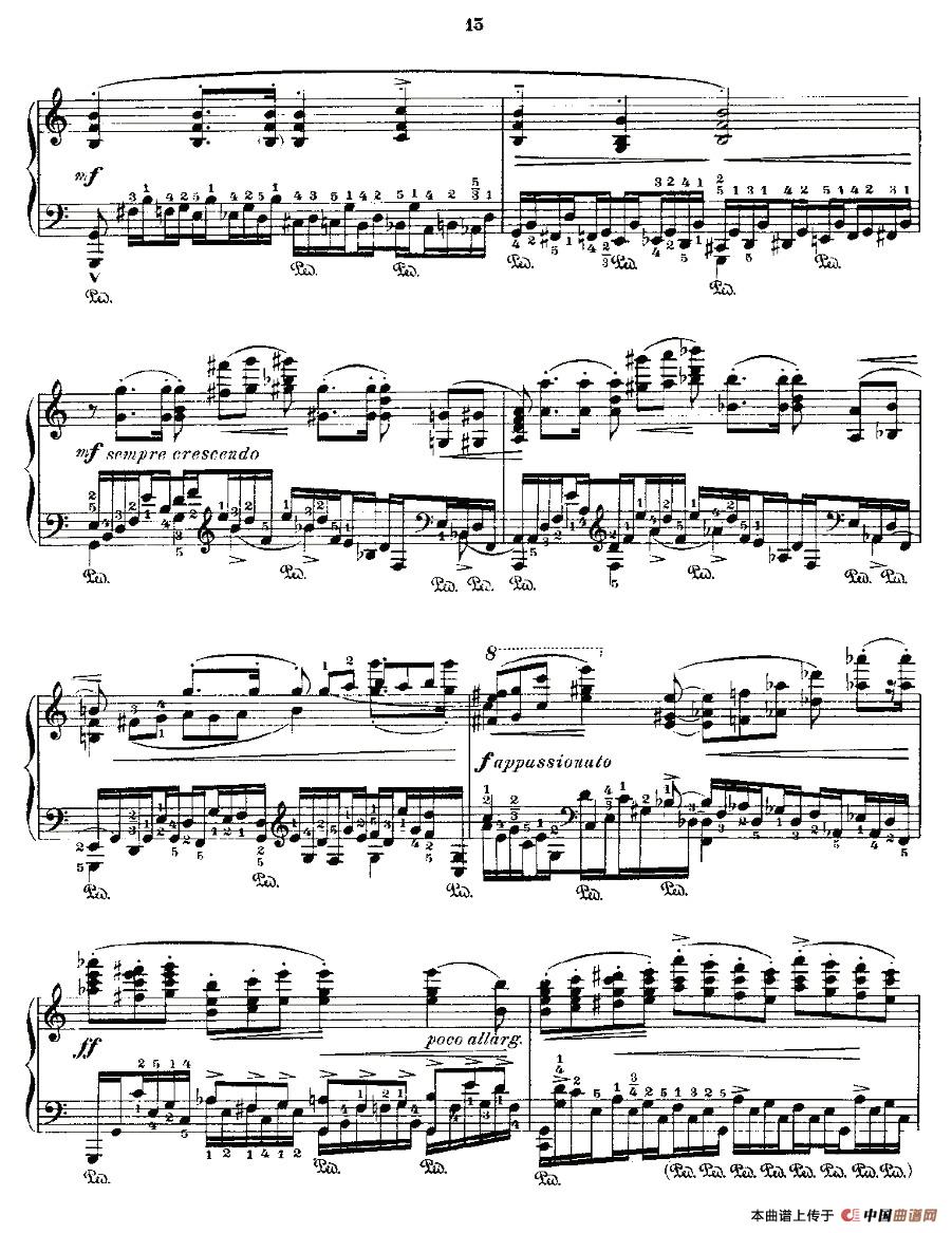 《肖邦《练习曲》Fr.Chopin Op.25 No11》钢琴曲谱图分享