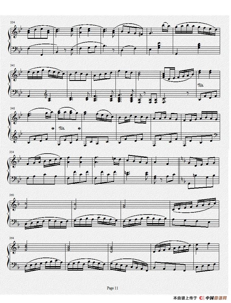 《钢琴奏鸣曲Ⅰ》钢琴曲谱图分享