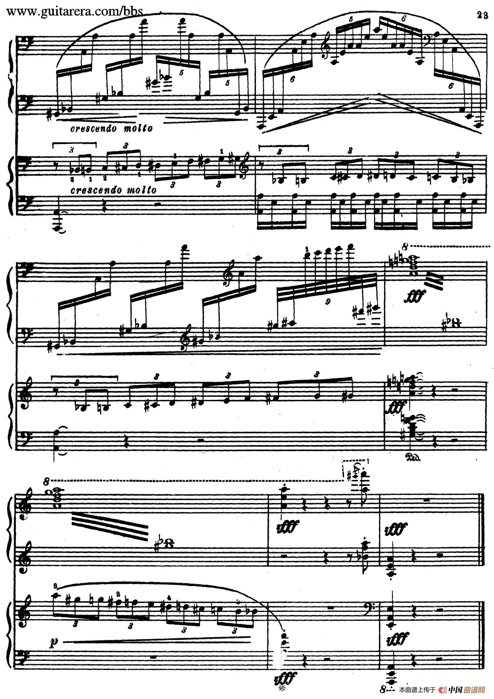 《Variation on a Theme by Paganini》钢琴曲谱图分享