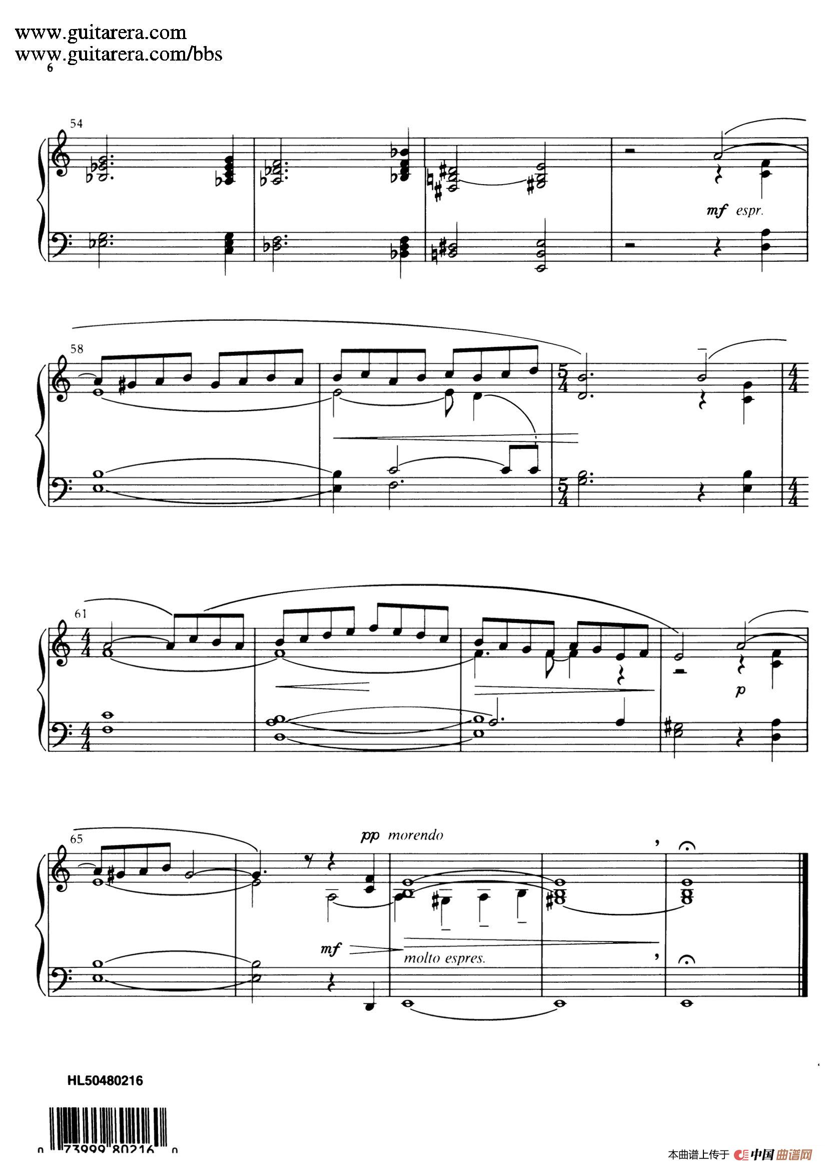 《Adagio Op.11》钢琴曲谱图分享
