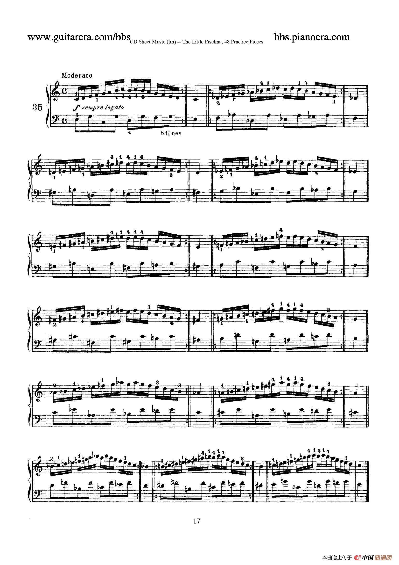 《48 Practice Pieces》钢琴曲谱图分享