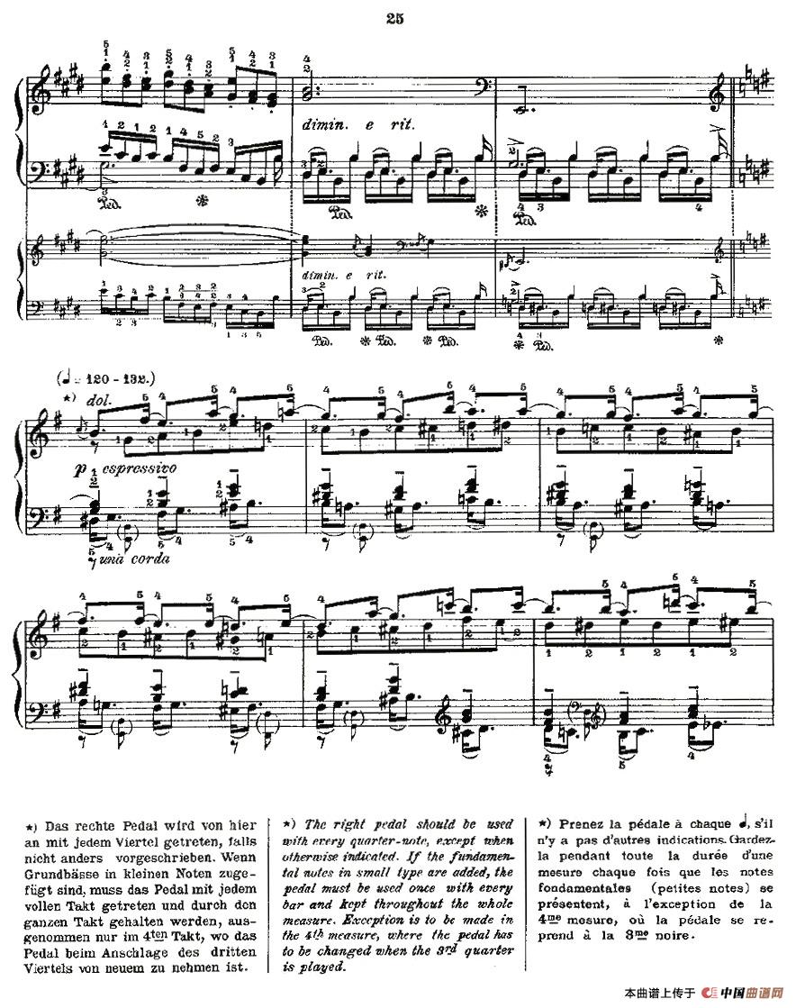 《肖邦《练习曲》Fr.Chopin Op.25 No5-1》钢琴曲谱图分享