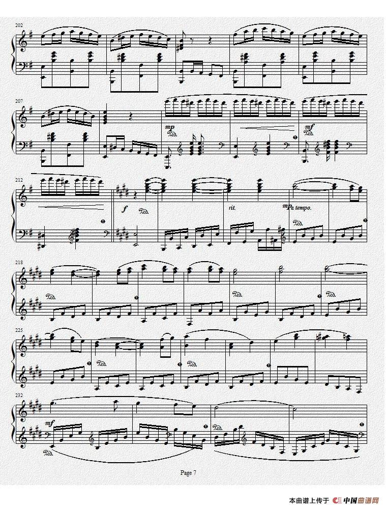 《钢琴奏鸣曲Ⅰ》钢琴曲谱图分享