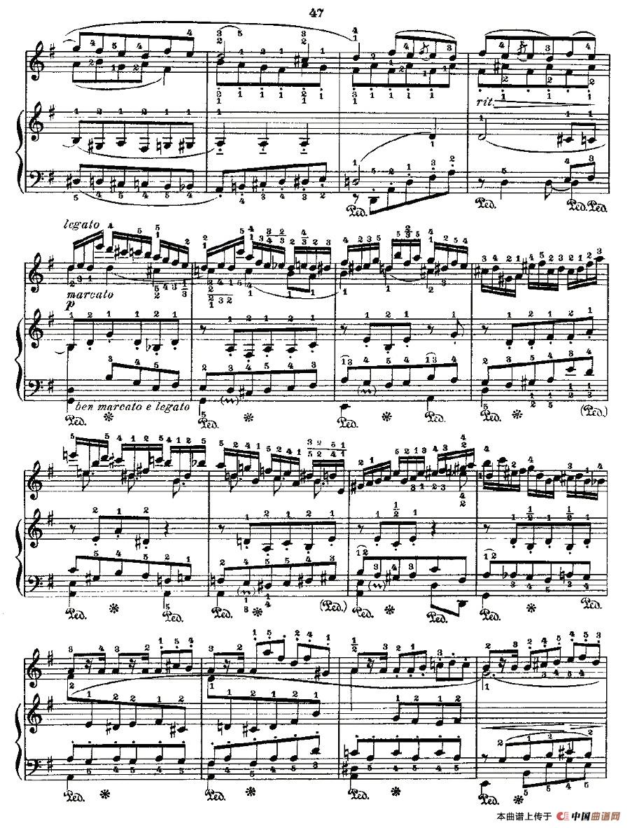 《肖邦《练习曲》Fr.Chopin No 3》钢琴曲谱图分享