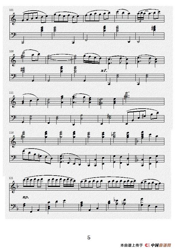 《钢琴奏鸣曲Ⅱ》钢琴曲谱图分享