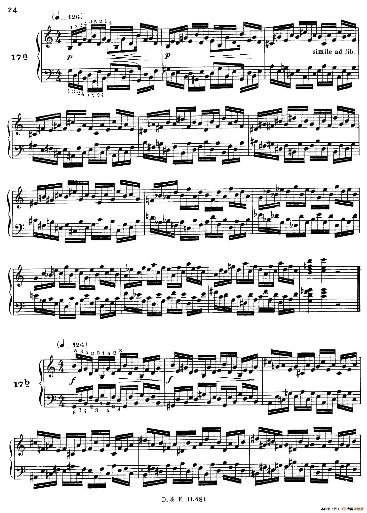 《51 Exercises, WoO 6》钢琴曲谱图分享
