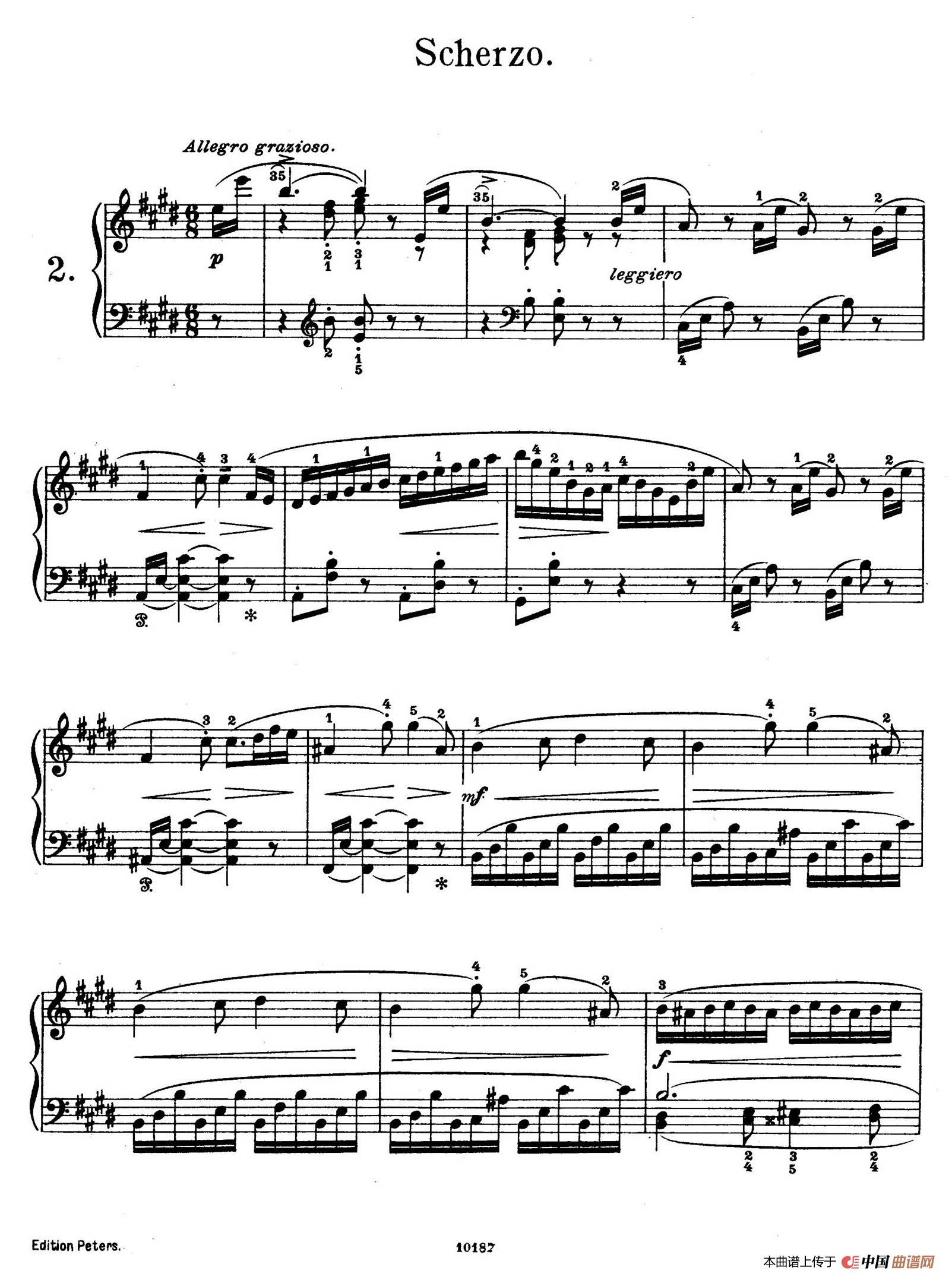 《Akvareller Op.19》钢琴曲谱图分享