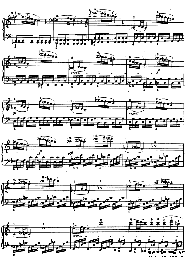 《第二十一钢琴奏鸣曲》钢琴曲谱图分享