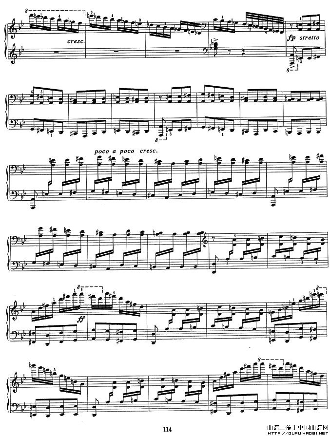 《春舞》钢琴曲谱图分享