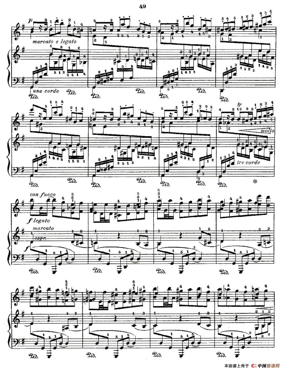 《肖邦《练习曲》Fr.Chopin No 3》钢琴曲谱图分享
