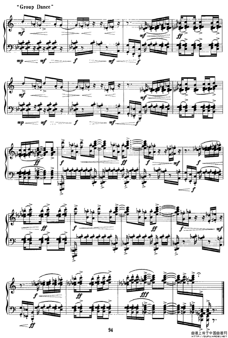 《夜乐》钢琴曲谱图分享