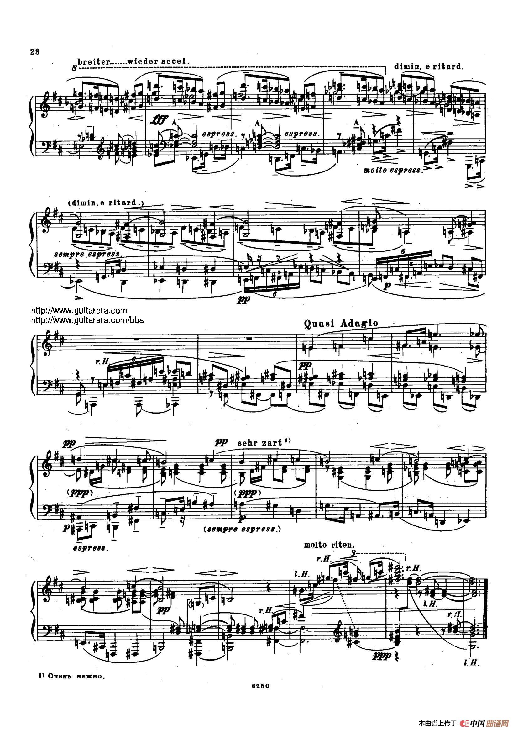 《Piano Sonata Op.1》钢琴曲谱图分享