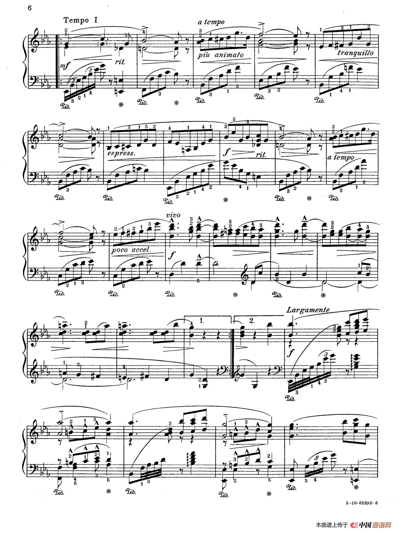 《Valse Caprice in E-flat Major Op.53》钢琴曲谱图分享