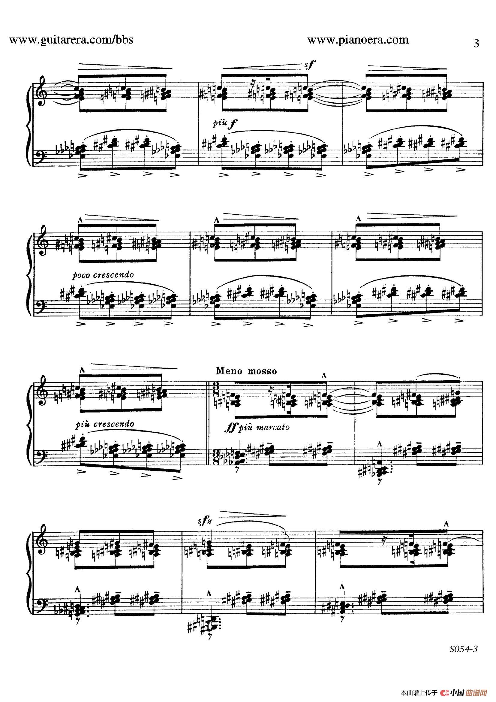 《Danse Sauvage Op.13 No.2》钢琴曲谱图分享