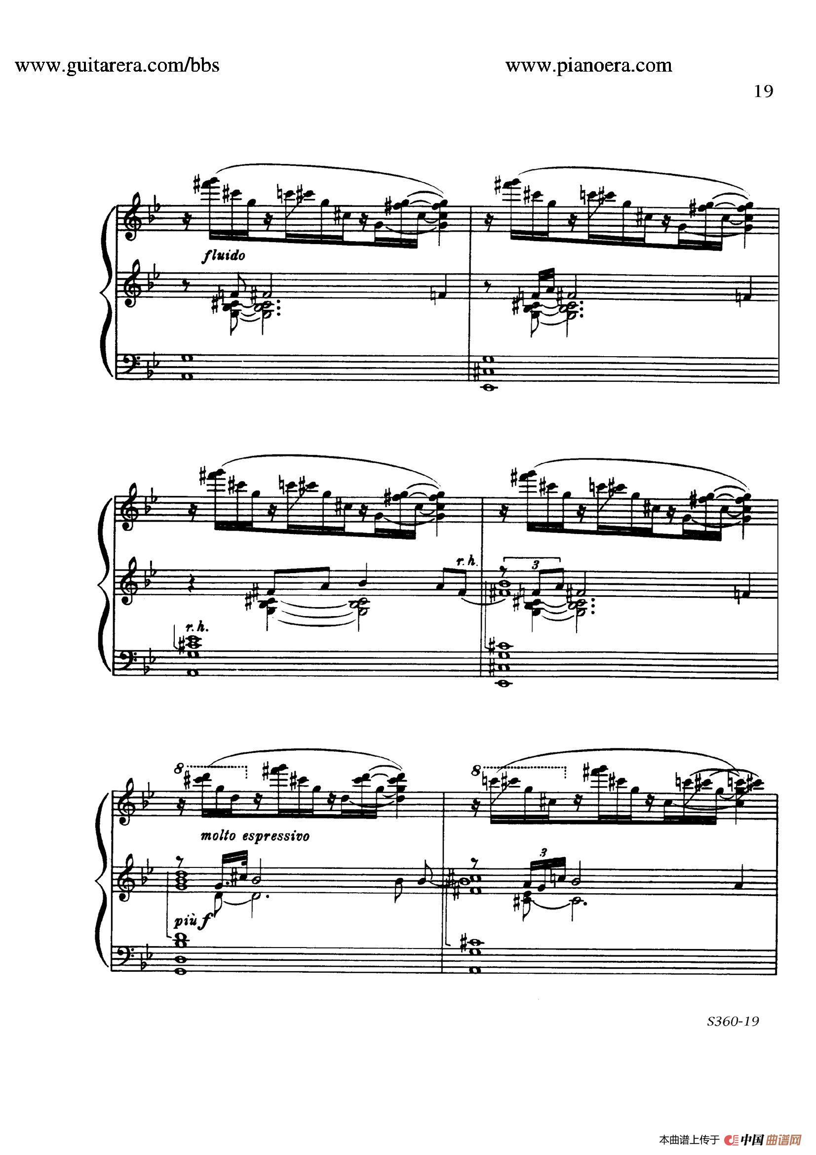 《Fourth Piano Sonata S.360》钢琴曲谱图分享