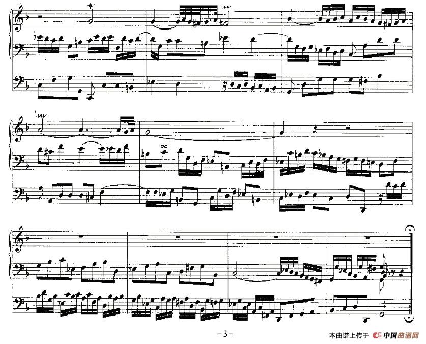 《18首赞美诗前奏曲之十》钢琴曲谱图分享