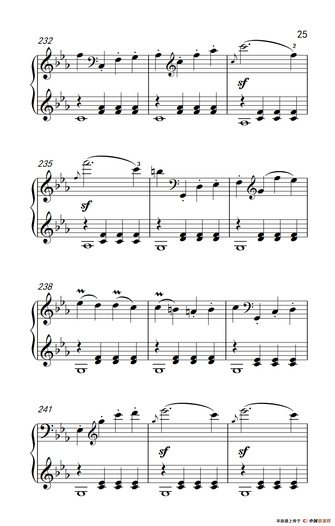 《第八钢琴奏鸣曲 极慢的慢板序奏转辉煌的快板》钢琴曲谱图分享