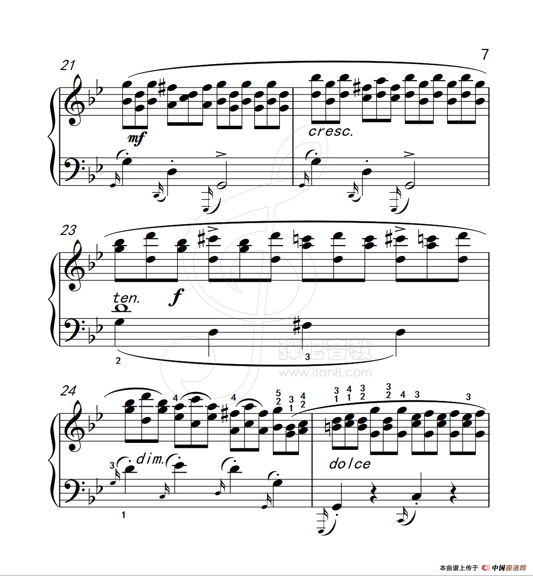 《练习曲 29》钢琴曲谱图分享
