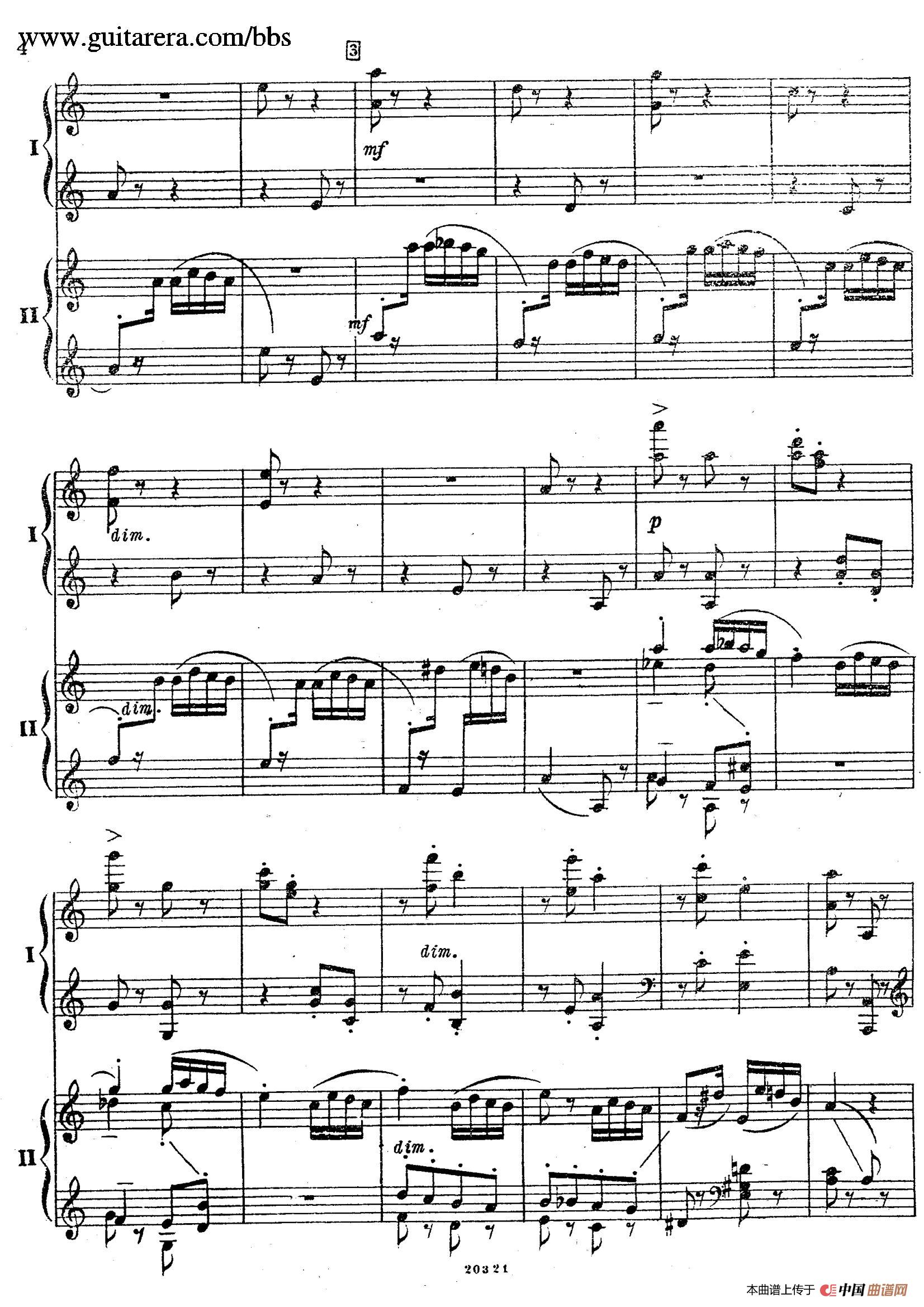 《Rhapsody On A Theme Of Paganini Op.43》钢琴曲谱图分享