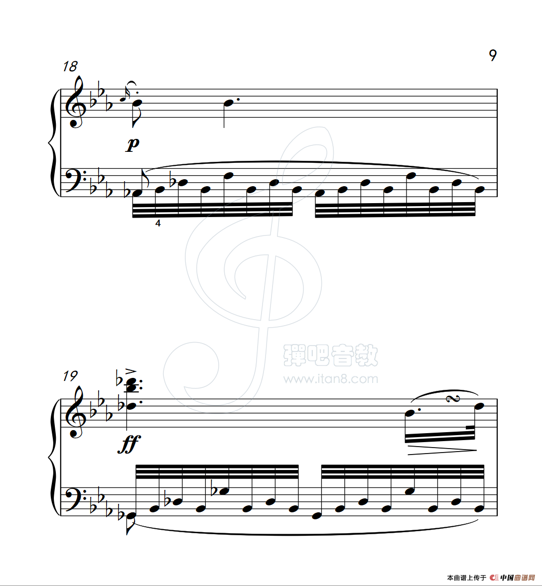 《练习曲 30》钢琴曲谱图分享