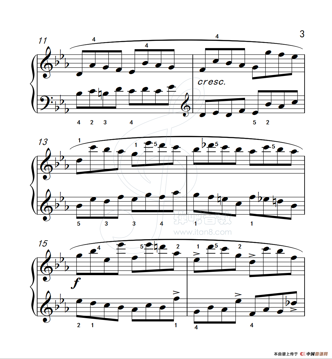 《练习曲 27》钢琴曲谱图分享