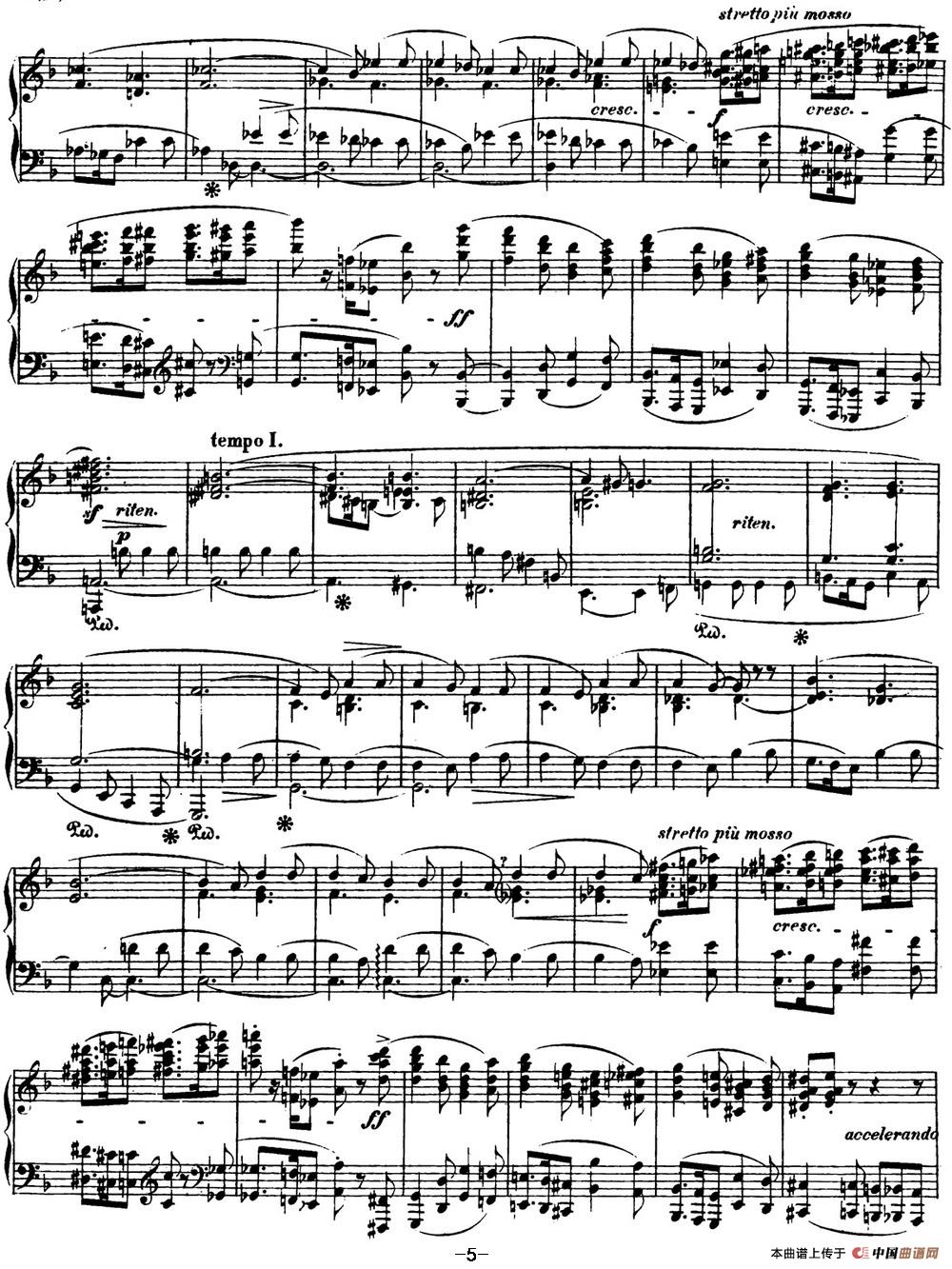 《肖邦 叙事曲2 F大调 Chopin Ballade No.2 Op.38》钢琴曲谱图分享